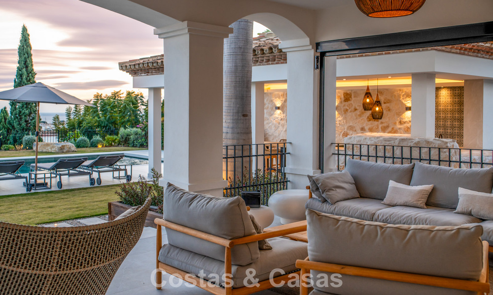 Villa méditerranéenne contemporaine prêt à emménager avec vue imprenable sur la mer à vendre à Benahavís - Marbella 793399
