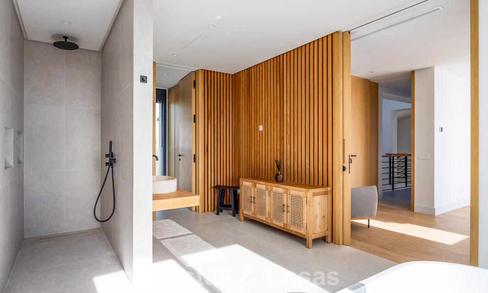 Villa méditerranéenne contemporaine prêt à emménager avec vue imprenable sur la mer à vendre à Benahavís - Marbella 793413