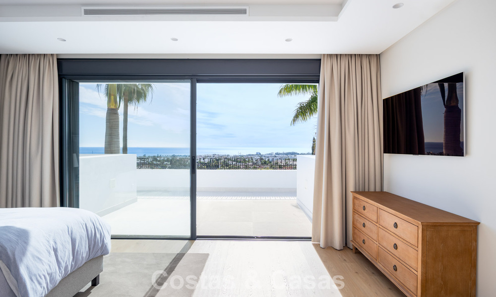 Villa méditerranéenne contemporaine prêt à emménager avec vue imprenable sur la mer à vendre à Benahavís - Marbella 793419