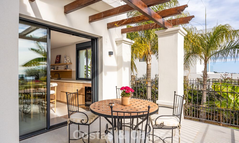 Villa méditerranéenne contemporaine prêt à emménager avec vue imprenable sur la mer à vendre à Benahavís - Marbella 793441