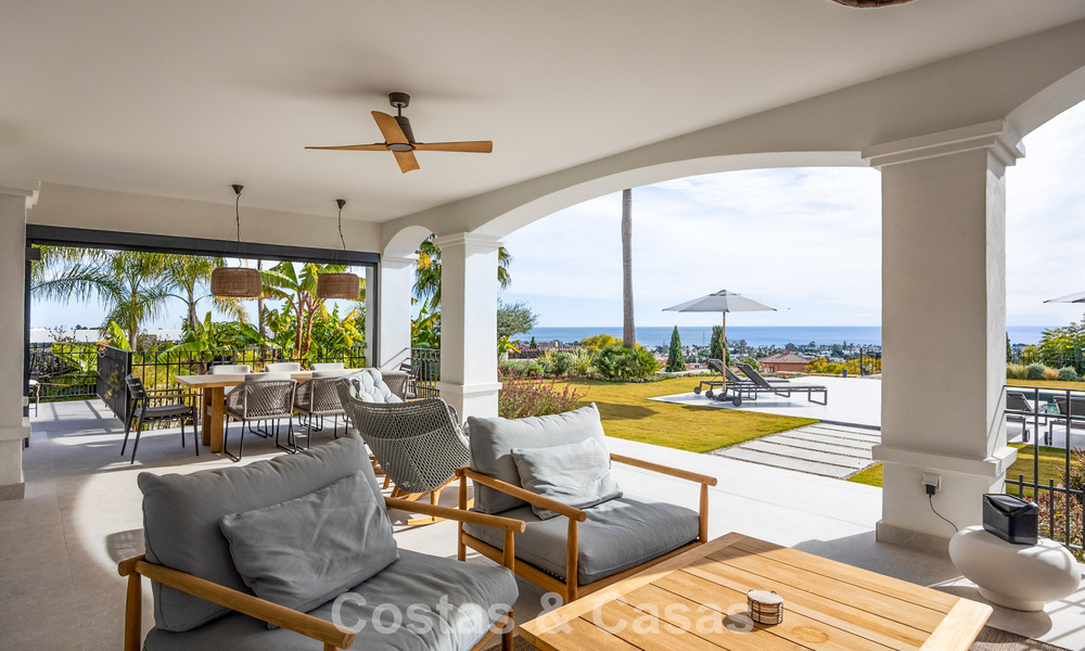 Villa méditerranéenne contemporaine prêt à emménager avec vue imprenable sur la mer à vendre à Benahavís - Marbella 793443