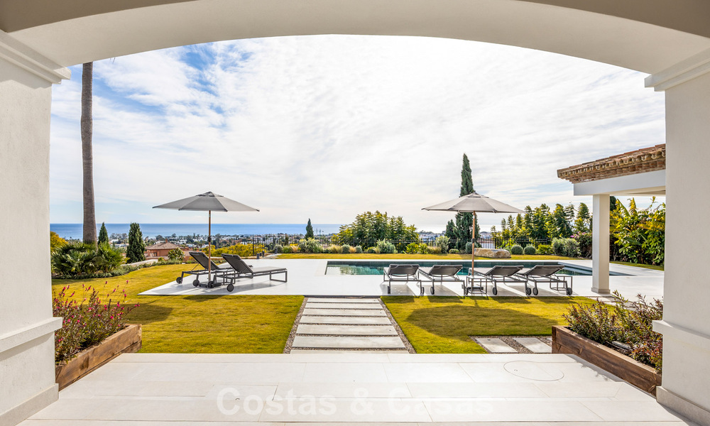 Villa méditerranéenne contemporaine prêt à emménager avec vue imprenable sur la mer à vendre à Benahavís - Marbella 793444