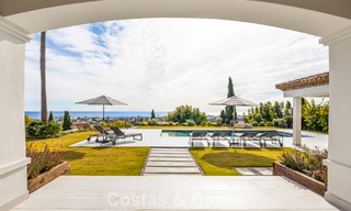 Villa méditerranéenne contemporaine prêt à emménager avec vue imprenable sur la mer à vendre à Benahavís - Marbella 793444 