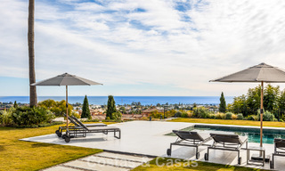 Villa méditerranéenne contemporaine prêt à emménager avec vue imprenable sur la mer à vendre à Benahavís - Marbella 793445 
