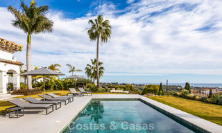 Villa méditerranéenne contemporaine prêt à emménager avec vue imprenable sur la mer à vendre à Benahavís - Marbella 793446 