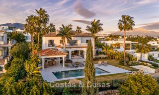 Villa méditerranéenne contemporaine prêt à emménager avec vue imprenable sur la mer à vendre à Benahavís - Marbella 793450 