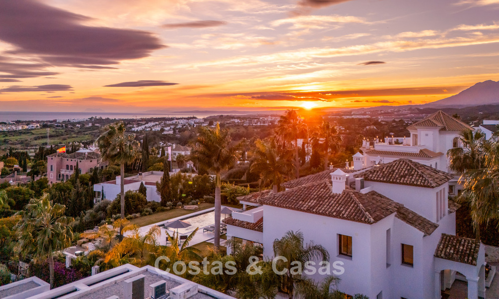 Villa méditerranéenne contemporaine prêt à emménager avec vue imprenable sur la mer à vendre à Benahavís - Marbella 793454