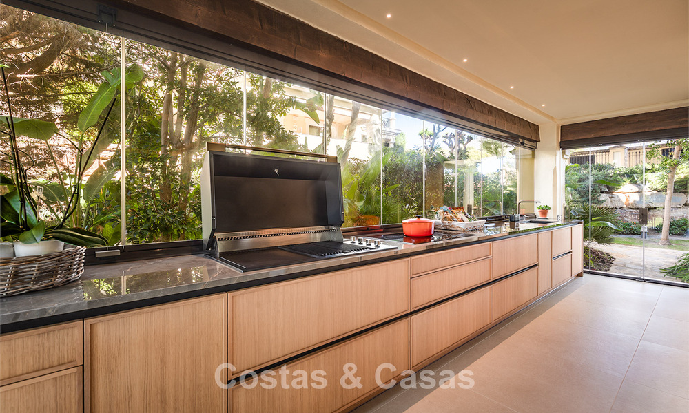 Appartement de jardin exclusif avec piscine privée à vendre à Aloha, Nueva Andalucía, Marbella 793476