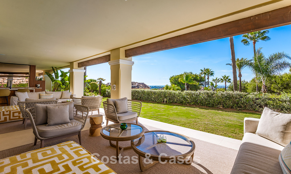 Appartement de jardin exclusif avec piscine privée à vendre à Aloha, Nueva Andalucía, Marbella 793482