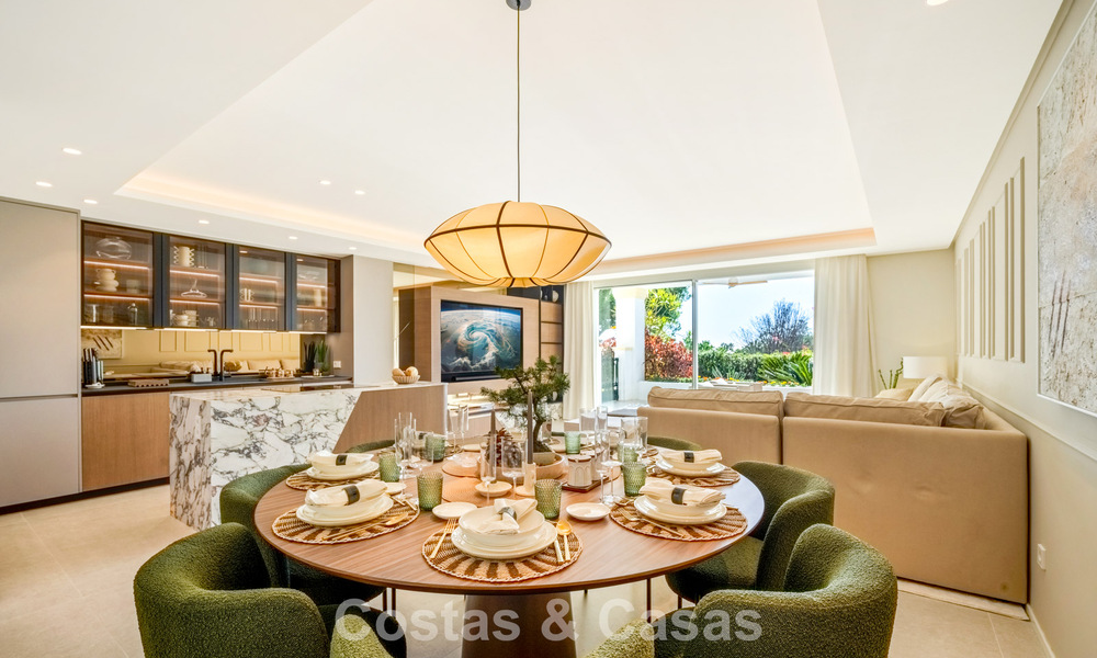 Appartement prêt à emménager, décoré de manière contemporaine, avec 4 chambres à vendre sur la Golden Mile de Marbella 793592