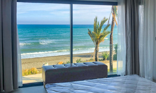 Villa jumelée moderniste, clé en main, avec vue frontale sur la mer, à vendre, à distance de marche du centre d’Estepona 793213 