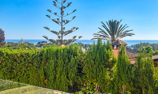 Élégante villa moderne à distance de marche de la plage à vendre à Elviria à l’est du centre de Marbella 793634 