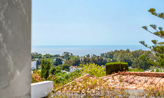 Élégante villa moderne à distance de marche de la plage à vendre à Elviria à l’est du centre de Marbella 793664 