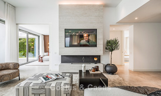 Villa de luxe prête à emménager avec style architectural minimaliste à vendre sur la New Golden Mile entre Marbella et Estepona 793094 