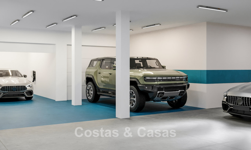 Lancement! Villas mitoyennes modernes avec vue mer à vendre dans un complexe de style resort à Elviria, Est de Marbella 793135