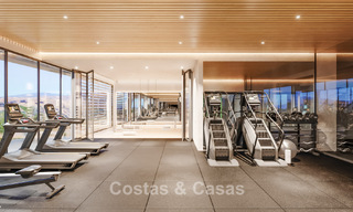 Lancement! Villas mitoyennes modernes avec vue mer à vendre dans un complexe de style resort à Elviria, Est de Marbella 793153 