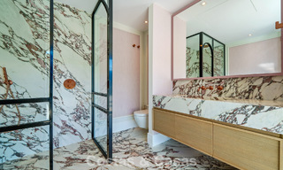 Villa architecturale moderne avec vue sur la mer et un fitness profesionelle à vendre à El Madroñal, Benahavís - Marbella 793749 