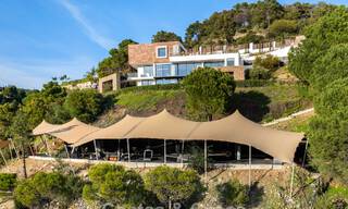 Villa architecturale moderne avec vue sur la mer et un fitness profesionelle à vendre à El Madroñal, Benahavís - Marbella 793757 