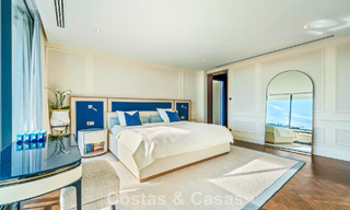 Villa architecturale moderne avec vue sur la mer et un fitness profesionelle à vendre à El Madroñal, Benahavís - Marbella 793758 