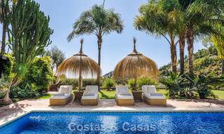 Élégante villa andalouse avec vues panoramiques sur la mer à vendre à El Madroñal, Benahavís - Marbella 793832 