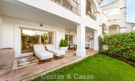 Élégant appartement en rez-de-chaussée avec jardin privé à vendre à Sierra Blanca, Marbella 793909