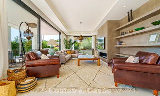 Villa de luxe exclusive au design moderniste à vendre dans la Vallée du Golf de Nueva Andalucía, Marbella 793926 
