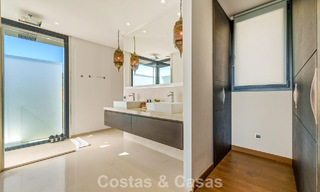 Villa de luxe exclusive au design moderniste à vendre dans la Vallée du Golf de Nueva Andalucía, Marbella 793933 