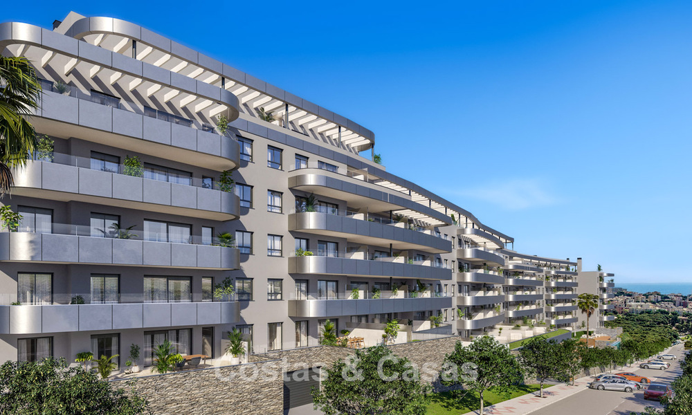 Appartements neufs contemporains avec vue sur la mer à vendre à Torremolinos, Malaga, Costa del Sol 793814