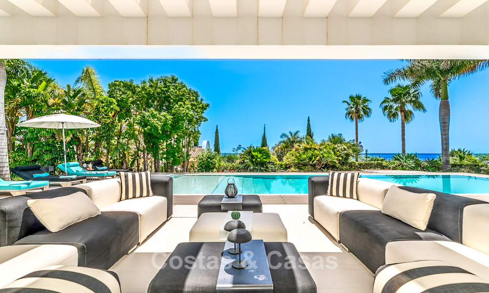 Villa luxueuse, moderne et haut de gamme à vendre avec vue sur la mer dans un prestigieux resort de golf à Marbella - Benahavís 794025