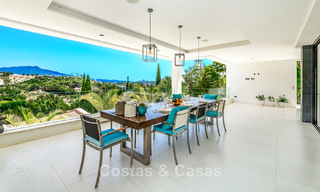 Villa luxueuse, moderne et haut de gamme à vendre avec vue sur la mer dans un prestigieux resort de golf à Marbella - Benahavís 794032 