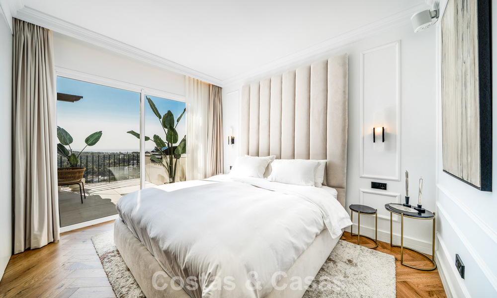 Appartement rénové contemporain prêt à emménager avec vue sur la mer à La Quinta Golf Resort, Benahavís - Marbella 794234