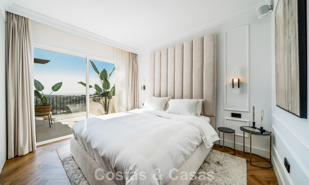 Appartement rénové contemporain prêt à emménager avec vue sur la mer à La Quinta Golf Resort, Benahavís - Marbella 794241