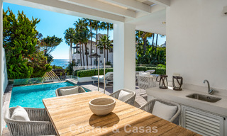 Prestigieuse maison renové moderne à vendre, deuxième ligne de plage à Puente Romano sur la Golden Mile de Marbella 794459 