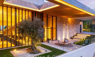 Villa de luxe neuve, haut de gamme, avec vues panoramiques à vendre dans la résidence fermée d’El Madroñal à Benahavis - Marbella 794192 