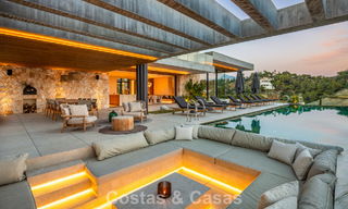 Villa de luxe neuve, haut de gamme, avec vues panoramiques à vendre dans la résidence fermée d’El Madroñal à Benahavis - Marbella 794226 