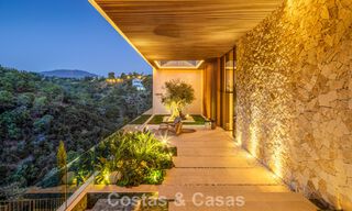 Villa de luxe neuve, haut de gamme, avec vues panoramiques à vendre dans la résidence fermée d’El Madroñal à Benahavis - Marbella 794228 