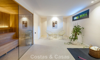 Villa de luxe moderne avec style architectural minimaliste à vendre sur la Nouvelle Milla d’Or entre Marbella et Estepona 794324 