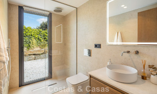 Villa de luxe moderne avec style architectural minimaliste à vendre sur la Nouvelle Milla d’Or entre Marbella et Estepona 794326 