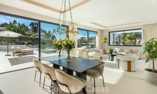 Villa de luxe moderne avec style architectural minimaliste à vendre sur la Nouvelle Milla d’Or entre Marbella et Estepona 794331 