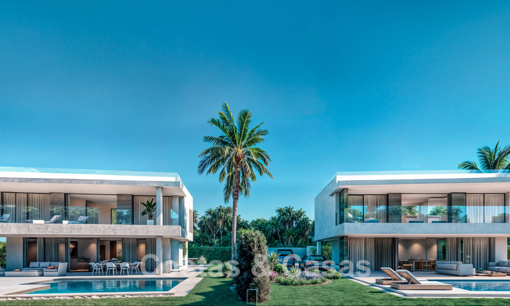 2 villas de luxe neuves à vendre à distance de marche d’un club-house de golf sur la New Golden Mile, Marbella - Estepona 794255