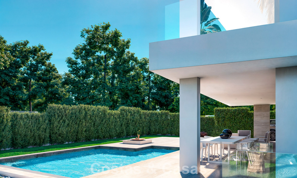 2 villas de luxe neuves à vendre à distance de marche d’un club-house de golf sur la New Golden Mile, Marbella - Estepona 794256