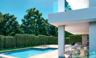 2 villas de luxe neuves à vendre à distance de marche d’un club-house de golf sur la New Golden Mile, Marbella - Estepona 794256 