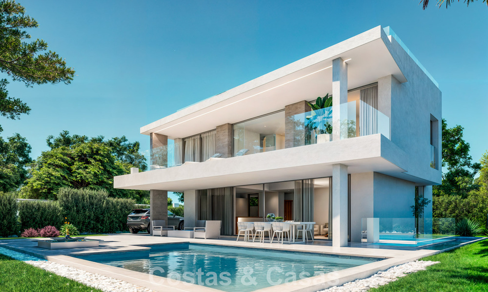 2 villas de luxe neuves à vendre à distance de marche d’un club-house de golf sur la New Golden Mile, Marbella - Estepona 794257
