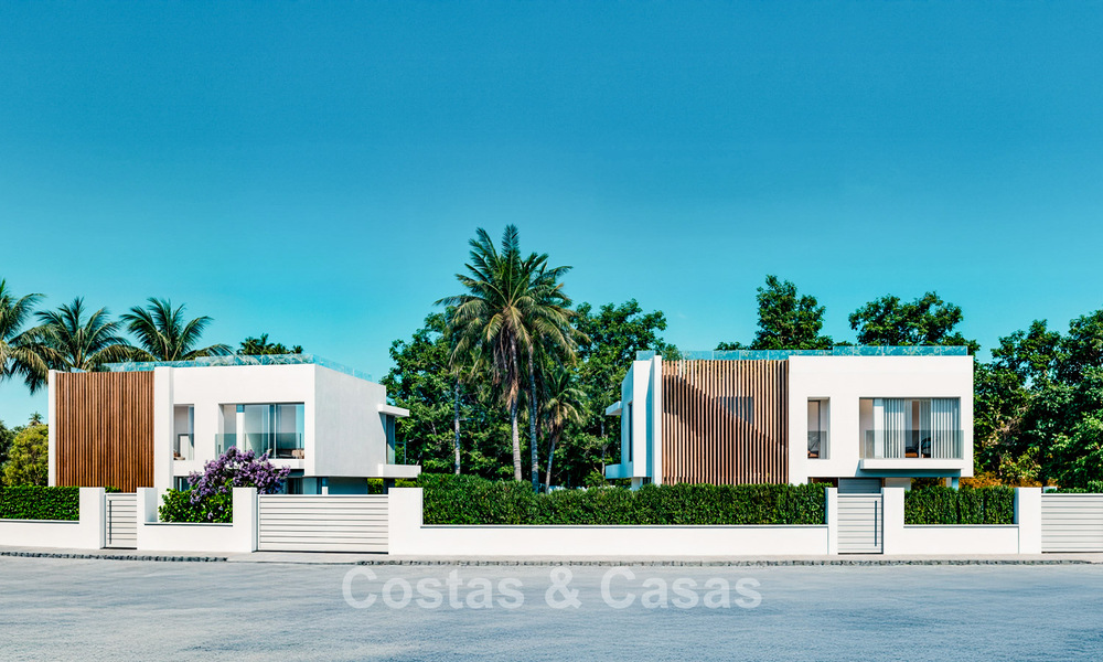 2 villas de luxe neuves à vendre à distance de marche d’un club-house de golf sur la New Golden Mile, Marbella - Estepona 794258
