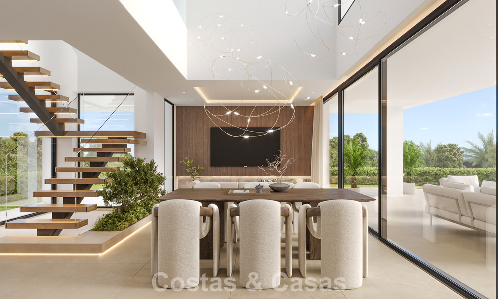2 villas de luxe neuves à vendre à distance de marche d’un club-house de golf sur la New Golden Mile, Marbella - Estepona 794270