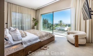 Villa de luxe de style balinais, prête à emménager, à vendre dans la Vallée du Golf de Nueva Andalucía, Marbella 794694 