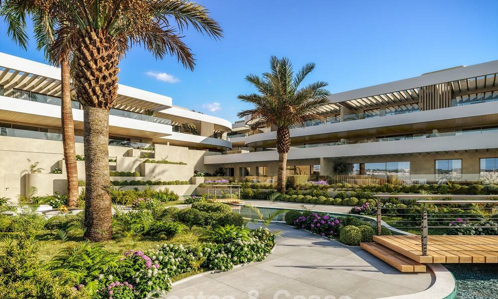 Appartements de luxe avancés à vendre à distance de marche d’un club de golf sur la New Golden Mile, Marbella - Estepona 794557