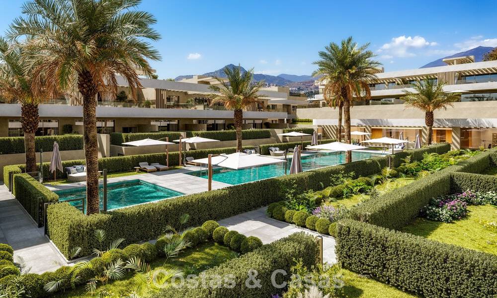 Appartements de luxe avancés à vendre à distance de marche d’un club de golf sur la New Golden Mile, Marbella - Estepona 794559