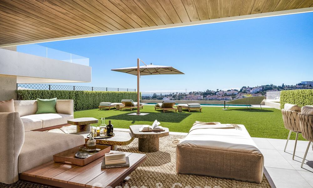 Appartements de luxe avancés à vendre à distance de marche d’un club de golf sur la New Golden Mile, Marbella - Estepona 794565