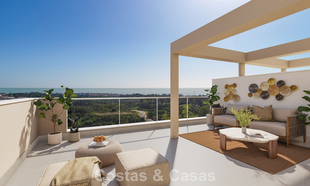 Nouveaux appartements modernes avec des vues phénoménales à vendre à Mijas Costa, Costa del Sol 794611